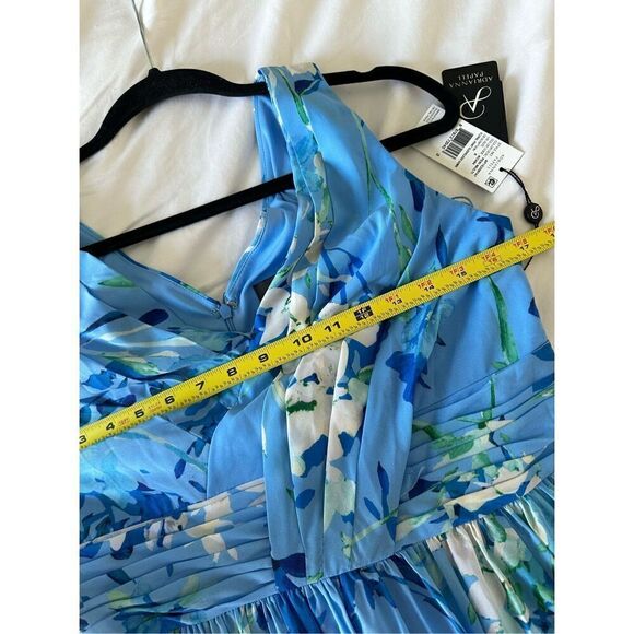 NWT Adrianna Papell Floral Print Sleeveless Gown Size 6 - Picture 5 of 11